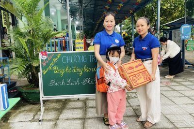 Cuộc phát động của Chi Đoàn Trường mầm non Đức Lợi hướng đến người anh em chung một miền “MIỀN TRUNG” yêu thương