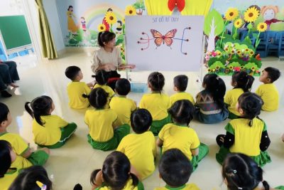 Thực hiện nhiệm vụ của nhà trường Khối bé tổ chức hoạt động khám phá học áp dụng phương pháp STEAM (5E)