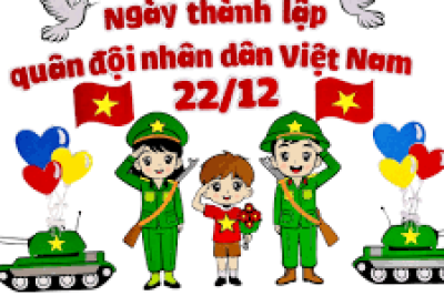 Hoạt động tri ân ngày 22/12 của 2 lớp (A,B) khối mẫu giáo 3 -4 tuổi