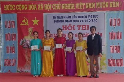 Trường MN Đức Lợi tham gia hội thi ” Giáo viên dạy giỏi” cấp Huyện năm học 2022-2023.