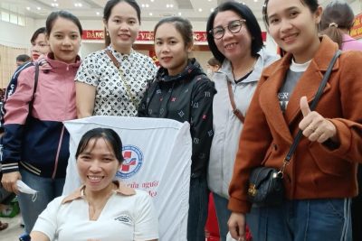 Công đoàn kết hợp với Nhà trường đưa đoàn viên tham gia hiến máu tình nguyện đợt 1 năm 2024