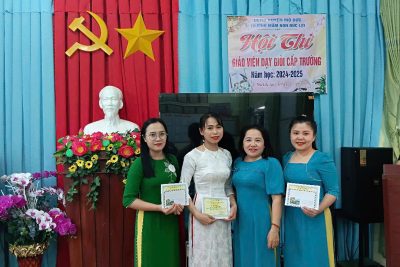 Trường MN Đức Lợi Tổng kết hội thi GVDG cấp trường năm học 2024-2025