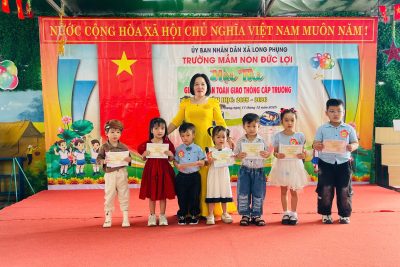 Trường Mầm non Đức Lợi tổ chức Hội thi ” Giáo dục an toàn giao thông “cấp trường năm học 2025-2026